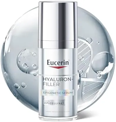 Eucerin Hyaluron-Filler Epigenetic Serum (30 ml), sérum antiedad que corrige los 10 signos del envejecimiento, con Ácido Hialurónico y Epicelline para un aspecto más joven que tu edad real