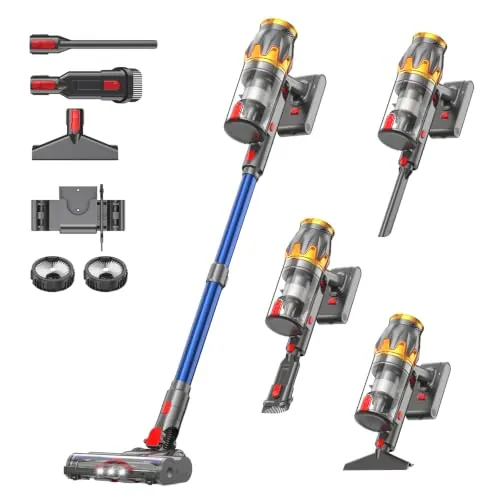 Kaelor K10 Aspiradora sin Cable 650W/55KPa/80 Min con Modo Automático
