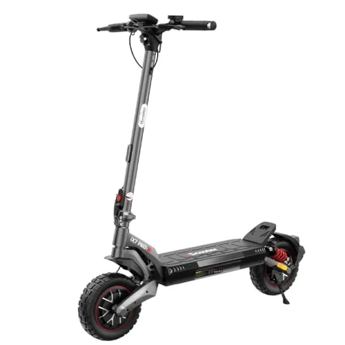 iScooter Patinete Eléctrico Adultos Todoterreno iX7 Pro Homologado DGT, 500W*2 Doble Motor, 15AH Batería, Autonomía 55-70KM, Cerradura Electrónica, Smart App, Carga 150 kg, 4 Modos de Velocidad 10"
