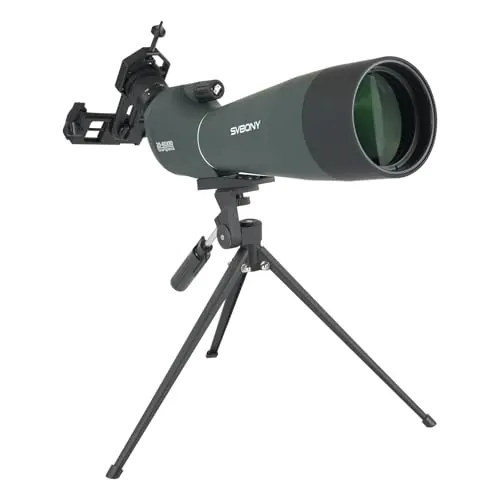 Svbony SV28 HD, Telescopio Terrestre Potente 20-60x80 para Tiro Deportivo