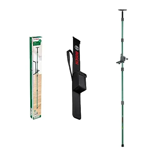 Bosch bastón telescópico TP 320, estuche de protección (altura regulable de 106-320 cm, en caja de cartón)
