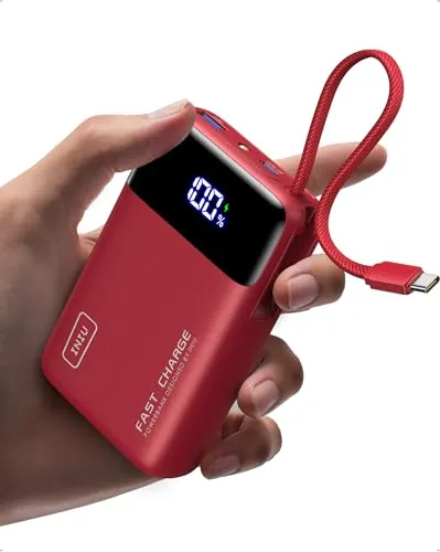 INIU Power Bank, Pequeño 20000mAh 45W Carga Rapida Travel Batería Externa