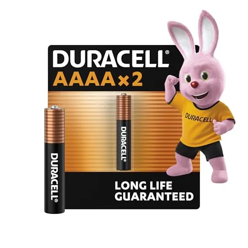 Duracell pilas alcalinas especiales AAAA de 1,5 V (paquete de 2) (LR8D425), diseñadas para lápices digitales, dispositivos médicos y faros