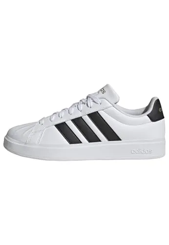 adidas Hombre Streettalk Shoes, FTWR White/Core Black/Gold Met., 41 1/3 EU