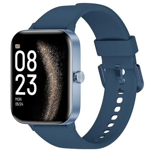 KIUVKAS Reloj Inteligente Mujer Hombre, 1.95" Smartwatch con Funciún Llamadas y Recordatorio del Mensaje, Smart Watch con 140+ Modos Deporte, Oxímetro, Monitoreo del sueño, para Android iOS