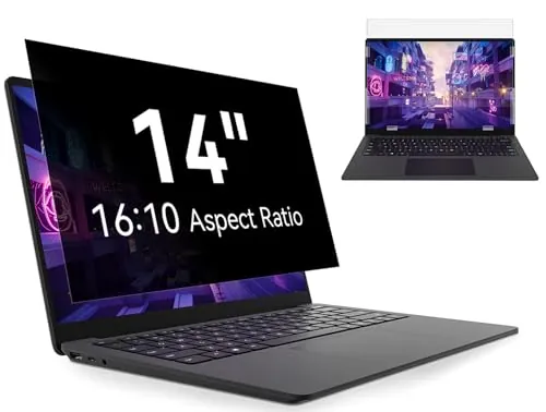 Filtro Privacidad 14 Pulgadas 16:10 Portátil Extraíble Protector Pantalla