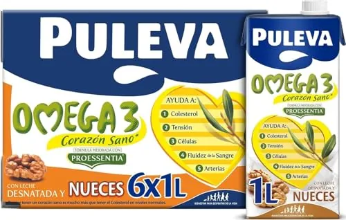 Puleva Omega 3 Proessentia® Nueces brik 1L - Caja 6 litros