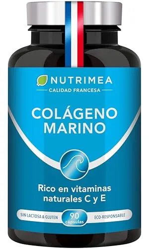 Colágeno Marino Hidrolizado | 900 mg | Vitaminas A, C y E | 90 Cápsulas