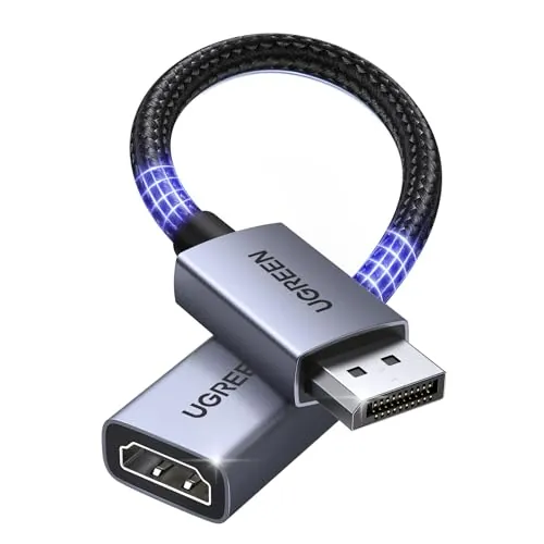 UGREEN 4K 30Hz Adaptador DisplayPort a HDMI Unidireccional 2K 60Hz 1 Pieza