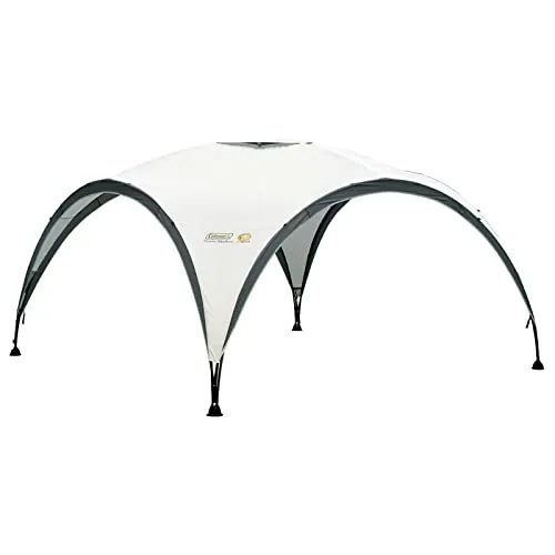 Coleman Carpa Event Shelter, Cenador para Festivales, jardín y Camping, construcción Robusta de mástiles, Gazebo con protección Solar SPF 50más, Gris-Verde, XL - 4.5 x 4.5 m