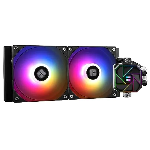 Thermalright AQUA ELITE 240 V3 Refrigerador de CPU Líquido, 240 filas de enfriamiento, 2 x 120mm Ventiladores PWM, rodamientos S-FDB, para AMD/AM4/AM5, Intel LGA1150/1151/1155/1156/1200/2011/1700/1851