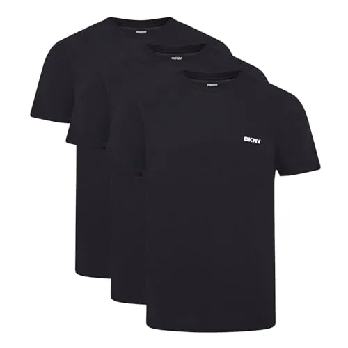 DKNY Giants Pack Camisetas Hombre Manga Corta | Algodón 100% Transpirable |