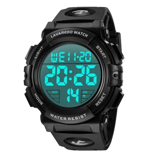 Reloj Digital para Hombre-Relojes Militares Deportivos 5 ATM Impermeable al Aire Libre Cronógrafo Militar Relojes de Pulsera para Hombres con Luz Trasera LED, Alarma, Fecha, a Prueba de Golpes