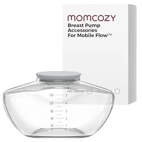 Momcozy Recolector de Leche para Mobile Flow | M9 Upgrade, Accesorios de Repuesto Originales para Extractor de Leche Mobile Flow | M9 Upgrade, 1 Unidad