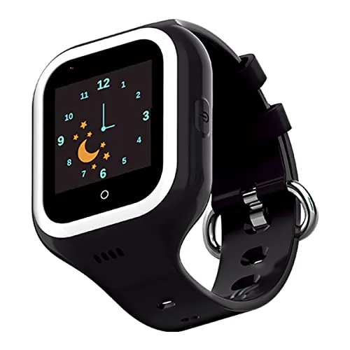 SaveFamily Iconic Plus 4G | Reloj Inteligente Niño con Localizador GPS, Cámara, Llamadas, Vídeo, Música, Whatsapp, App Store, Botón SOS | SIM Incluida - Color Negro
