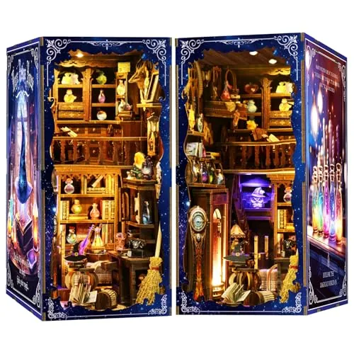 Book Nook, Kit de Tienda de Pociones Mágicas,Puzzle 3D DIY