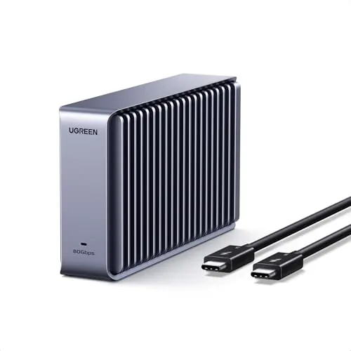 UGREEN Caja para SSD M.2 NVMe 80 Gbps Compatible con Thunderbolt 5 4
