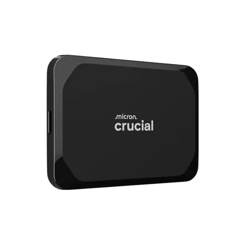 Crucial X9 SSD 4TB Portátil, hasta 1050MB/s, Compatible con PC, Mac, PlayStation y Xbox, Disco Duro Sólido Externo, USB-C 3.2 - CT4000X9SSD902