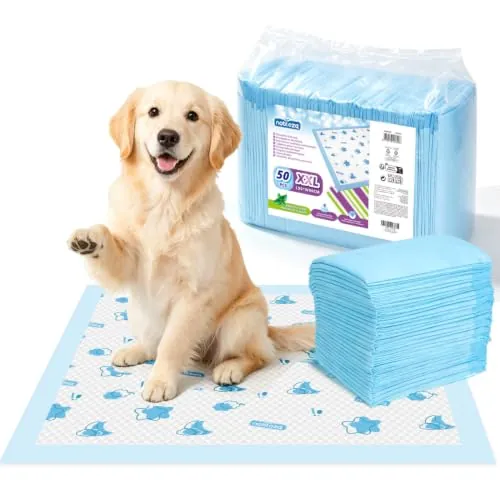 Nobleza Empapadores Perros Pañales 100pcs Desechables para Perros, 90*90cm
