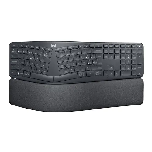 Logitech Ergo K860 Teclado inalámbrico y ergonómico - Teclado Partido
