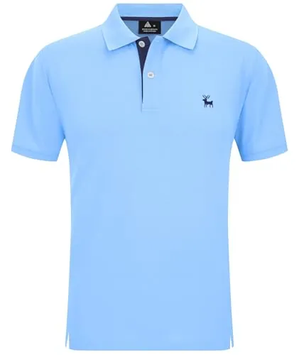 ZITY Polo de Manga Corta Hombre Poloshirt T-Shirt Casuale Regular Fit