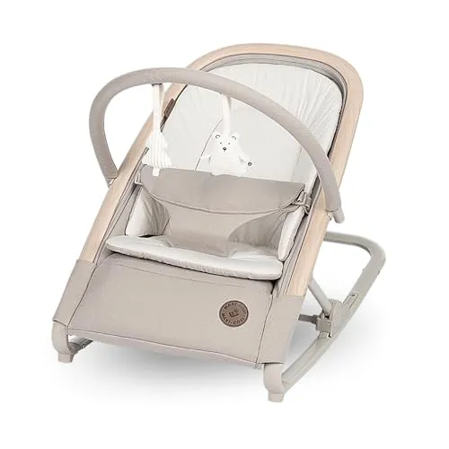 Maxi-Cosi Kori Hamaca Bebé 2 en 1, Arco de Juegos, 0-15 kg, Classic Beige