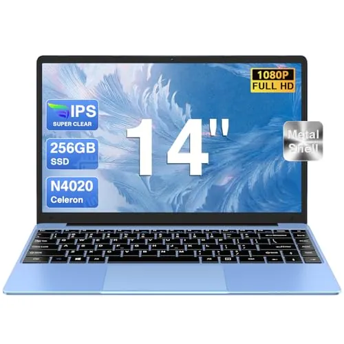 Ordenador Portátil 14", 6GB+256GB SSD N4020(hasta 2.8Ghz) 2-Core Win 11