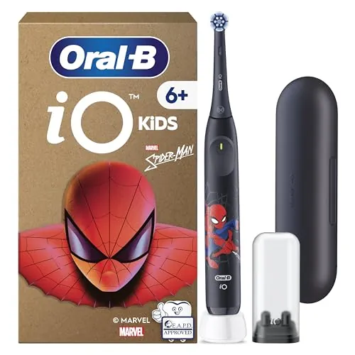 Oral-B iO Kids Marvel Spiderman Cepillo de Dientes Eléctrico, Niños +6 Años