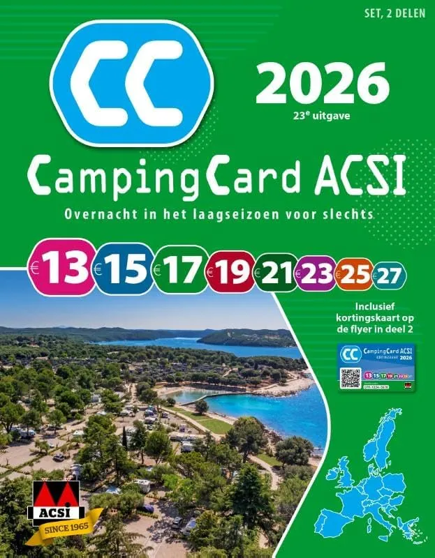 CampingCard ACSI 2026: Set 2 delen (ACSI Campinggids)