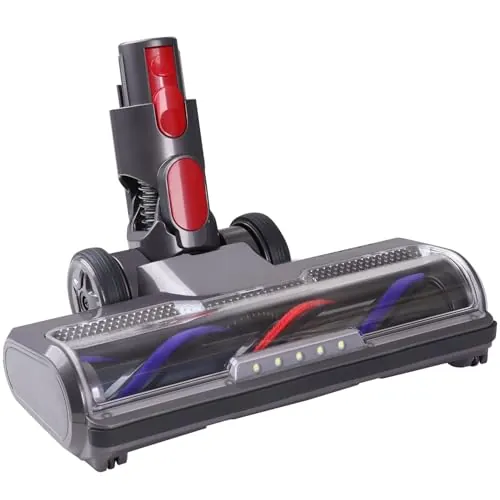 KENVOR Cepillo compatible con Dyson V7 V8 V10 V11 V15, 5 luces LED