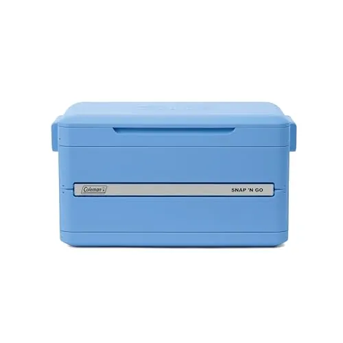Coleman Hielera Plegable Snap 'N Go 55QT | Hielera rígida aislada |Capacidad de 52 litros | Mantiene el Hielo Durante 2 días| Revestimiento Interior extraíble |Compacta| Ideal para picnics y Camping