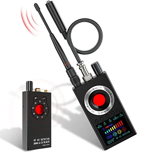 FOWARD GAUSS Detector de cámaras Ocultas, Antiespía, Escáner portátil de cámaras, Detector de Dispositivos de Escucha, Localizador de cámaras, Detectores GPS para rastreadores