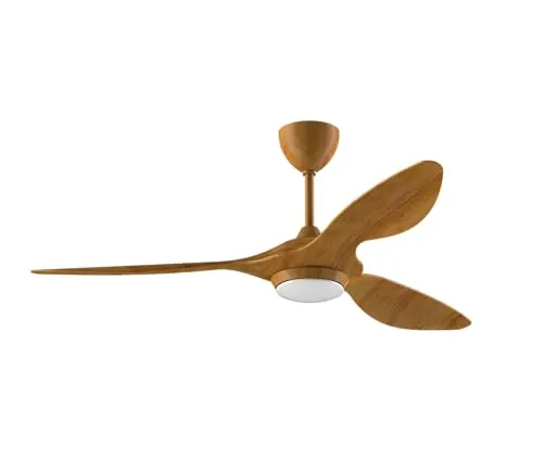 reiga Ventilador de Techo con Luz LED Regulable 132 cm, Mando a Distancia | 6 Velocidades, Temporizador, Modo Verano e Invierno para Dormitorio, Sala de Estar, Cocina, Oficina y Interior
