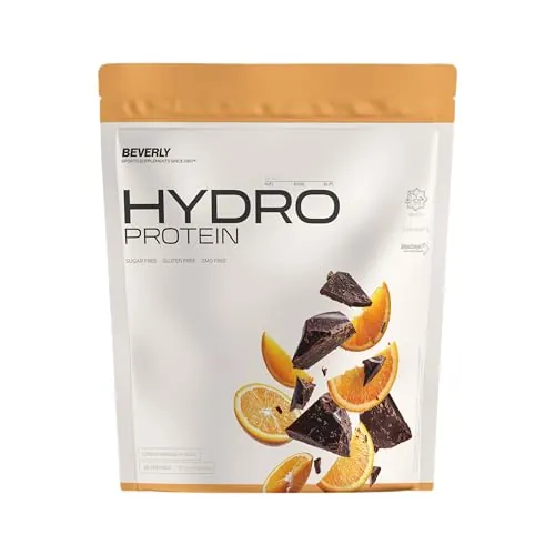 Beverly HYDRO PROTEIN – Proteína Hidrolizada de Suero con DigeZyme® y Tolerase® | 29 g Proteína por Ración | 1 kg (28 Servicios) | Alta Digestibilidad (Chocolate naranja)