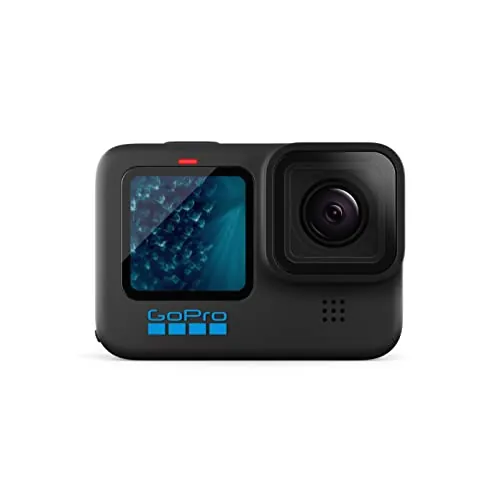 GoPro HERO11 Black - Cámara de acción a Prueba de Agua con Video Ultra HD 5.3K60, Fotos de 27MP, Sensor de Imagen de 1/1.9", transmisión en Vivo, cámara Web, estabilización (Reacondicionado)