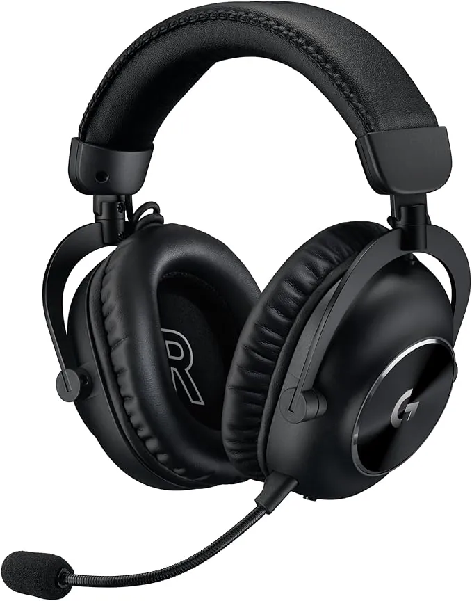 Logitech G PRO X 2 LIGHTSPEED Auriculares gaming inalámbricos, mic. brazo desmont., transductores grafeno 50 mm, DTS:X 2.0-7.1 Surround, Bluetooth/USB/3.5 mm Aux, PC, PS5, PS4, Nintendo Switch - Negro