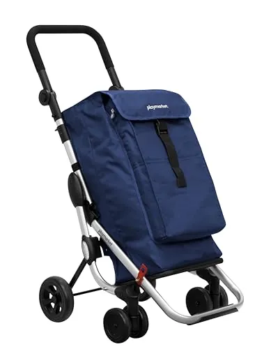 Playmarket Go Up Basic Carro de la compra, 110 cm, 39, 5 Litros, Navy