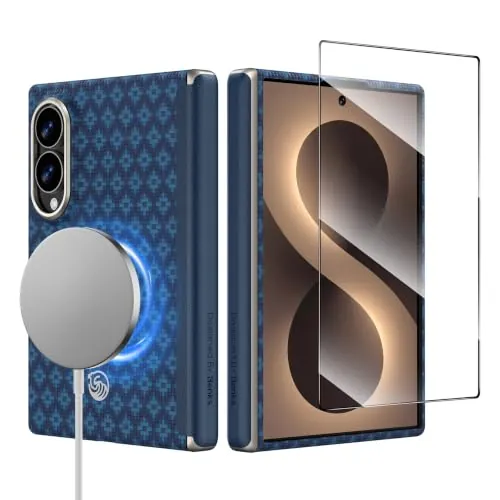 BENKS ArmorGrid Air Funda para Samsung Galaxy Z Fold 8 para MagSafe
