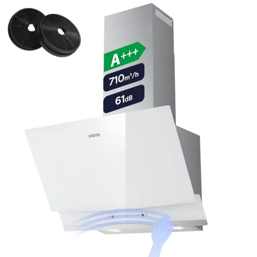 CIARRA CBCW6736A Campana Extractora 60 cm A+++ Control Por Gestos Blanca