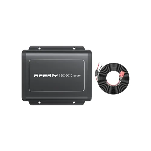 AFERIY Estación EléCtrica Cargador 580 W, CC-CC, 6 Veces Más Rápido Que Un Cargador De Mechero, Seguro Y Portátil, Compatible con Estaciones EléCtricas De 48 V, VehíCulos De 12 V/24 V Y Autocaravanas