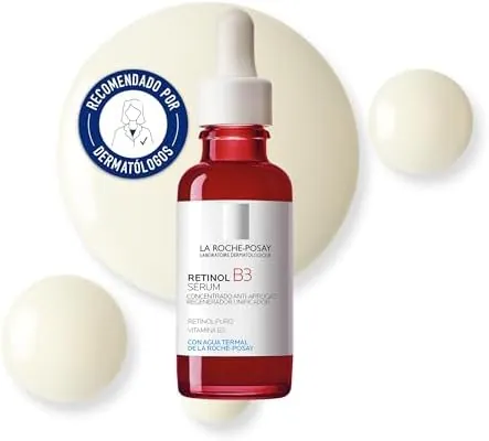 La Roche Posay Sérum, Reduce arrugas y líneas de expresión, Unifica, Regenera y Reafirma, Enriquecido con Retinol Puro, Vitamina B3 y Glicerina, Retinol B3, 30 ml
