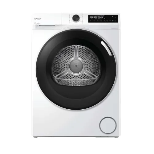 Candy Secadora Bomba de Calor 9 kg Blanco, ProDry 500 [BR 9N5BX-S] | Programas rápidos, Motor Inverter IA, WiFi, Función Antiarrugas, Silenciosa, Inicio Diferido, Tambor XL, Display en Español