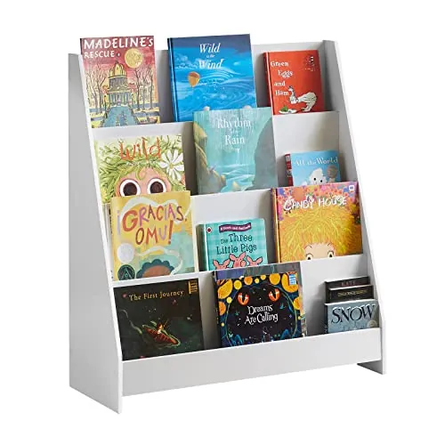 SoBuy Libreria Infantil Montessori con 4 Estantes 80x30x88 cm Habitación