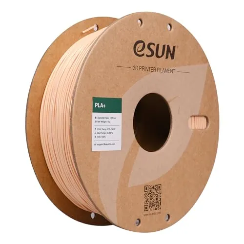 eSUN Filamento PLA+ 1.75mm, Filamento de Resistencia Mejorada 1KG Beige
