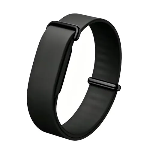 FTRONGRT Correa Compatible con Google Fitbit Air, Suave Silicona, Cómodo Correa de Repuesto.Negro