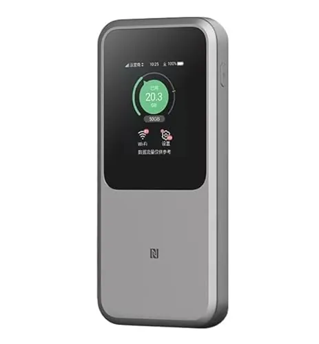 ZTE U50 Pro 5G Router portátil WiFi 6 3600Mbps Hotspot-Router con ranura para tarjeta SIM 10000mAh 27W Carga rápida