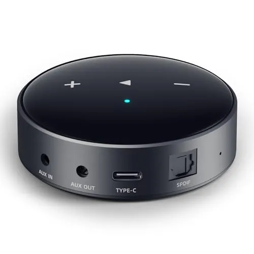WiiM Mini – Reproductor de Audio AirPlay 2 inalámbrico, estéreo multiroom, preamplificador, Compatible con Alexa y Siri, transmite hi-Res Desde Amazon Music, Tidal y más