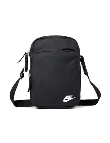 NIKE Nk Heritage Crossbody - Fa21, Gym Bag Unisex Adulto, Black/black/white, Talla Única