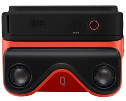 KanDao Cámara 3D, cámara instantánea de Fotos y vídeo 3D, cámara estereoscópica, Pantalla táctil de 2,54 Pulgadas, antivibración, estabilización de Imagen, QooCam Ego, Negro.