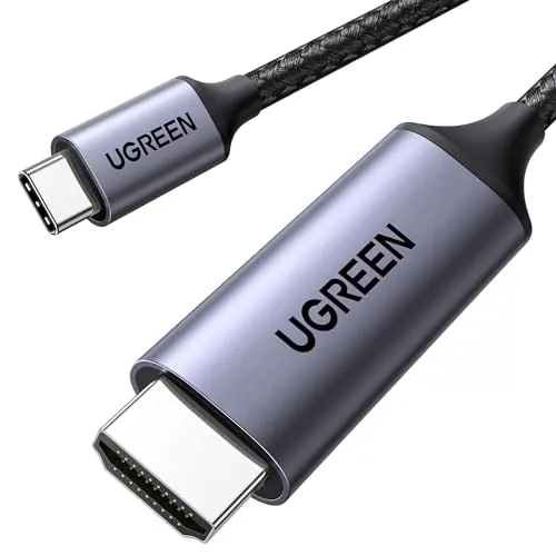 UGREEN Cable USB C a HDMI 4K@60Hz UHD USB 3.0 Adaptador Tipo C a HDMI 2M